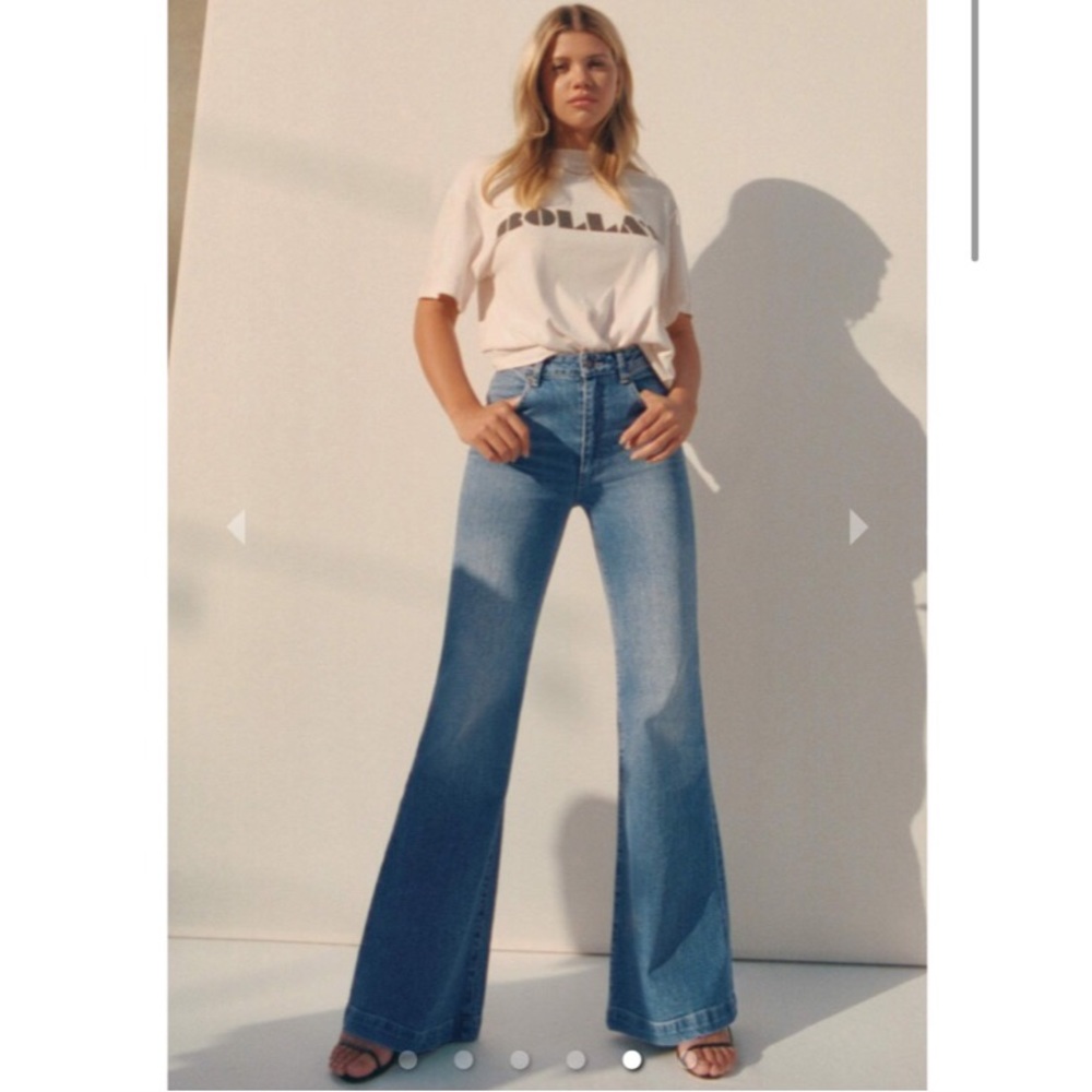 Rollas x Sofia Richie Eastcoast Flare Karen Blue